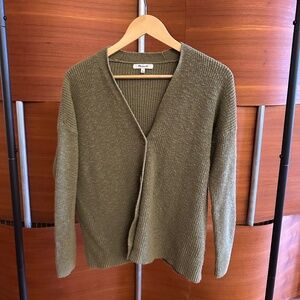Madewell Small Women V-Neck Button-Front Relaxed Fit Cardigan